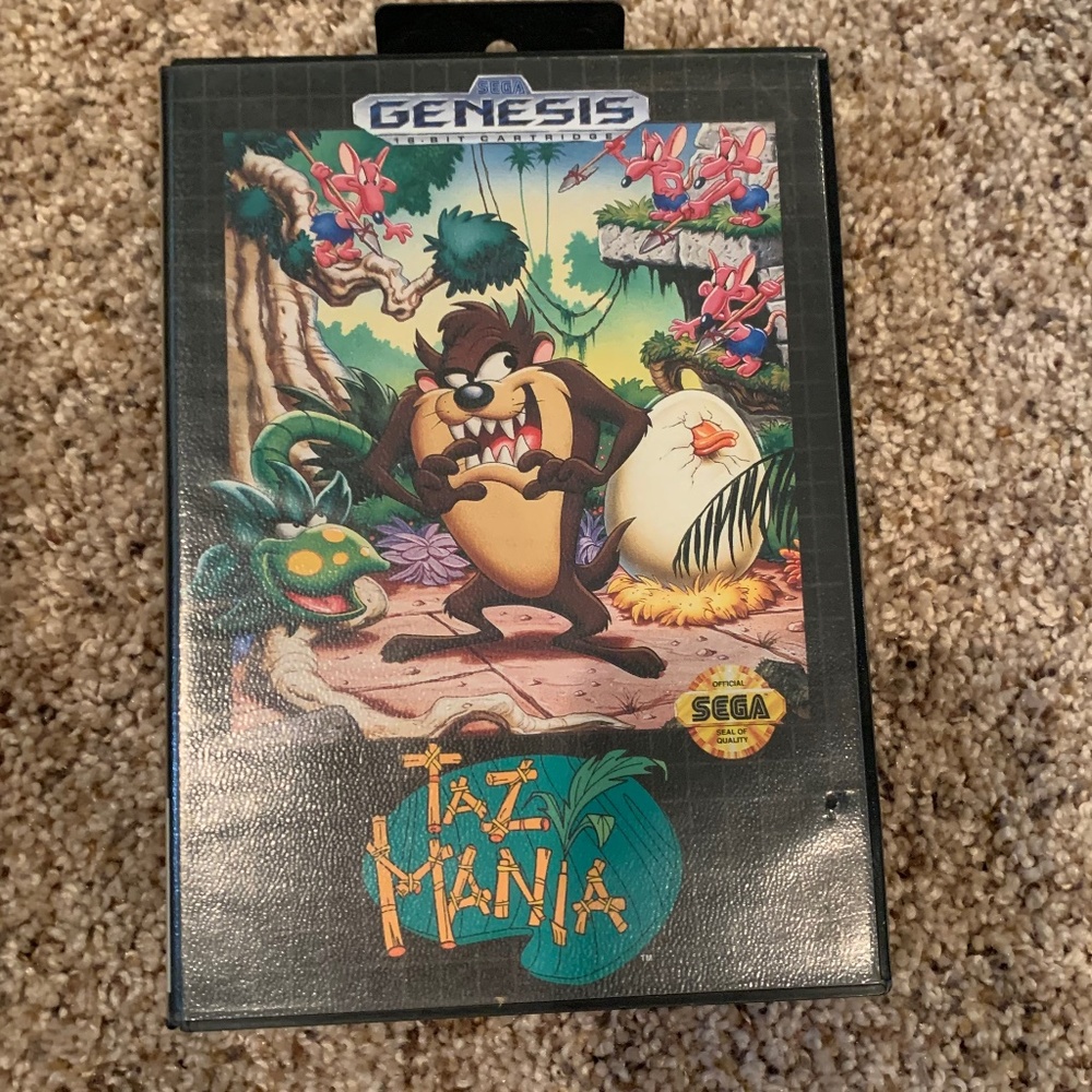 Sega Genesis Taz Mania Game